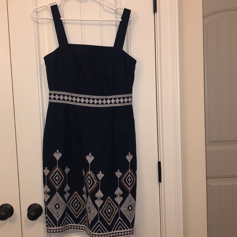 Banana Republic Navy Blue Strap Dress